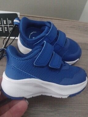 Athletic Works Blue Mesh Sneakers Sz 2
